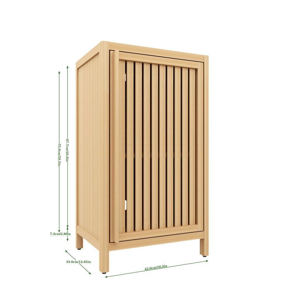 Tahanbath 12.99 in. W x 16.54 in. D x 29.53 in. H in Multi-Colored Linen Cabinet (2)