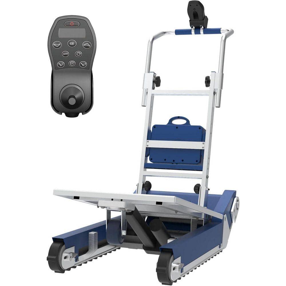 COZY CORNERS INC 683 lbs. Capacity Heavy Duty Powered Track Stair Climbing Hand Truck, Crawler Stair Climber Dolly with Joystick Control