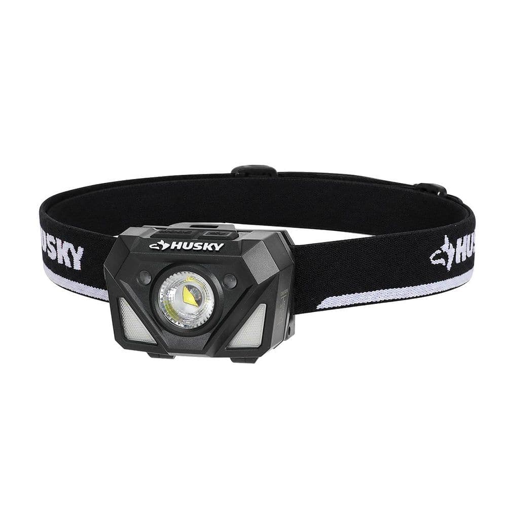 Husky 650 Lumen Dual Power Headlamp with Motion Sensor (1)