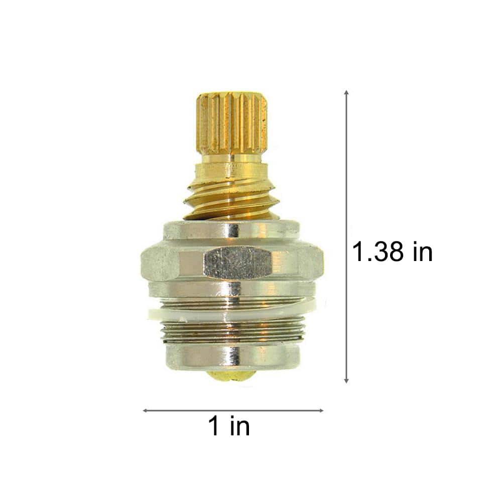 Everbilt 1 3/8 in. 16 pt Broach Hot Side Stem for Kohler Replaces 20772 (3)