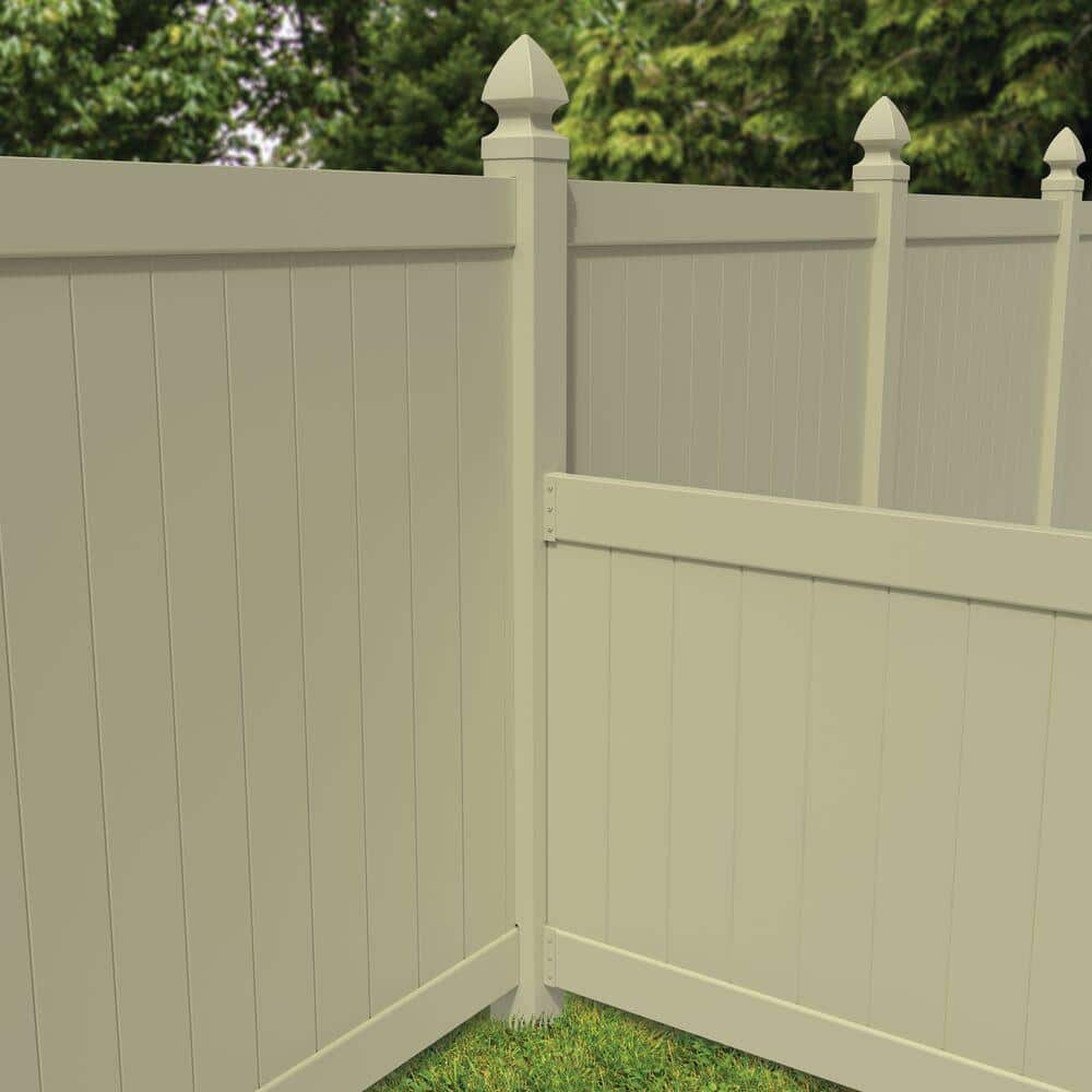 Barrette Outdoor Living Transition Fence Bracket Sand for 1-3/4 in. x 5-1/2 in. Rail (2)