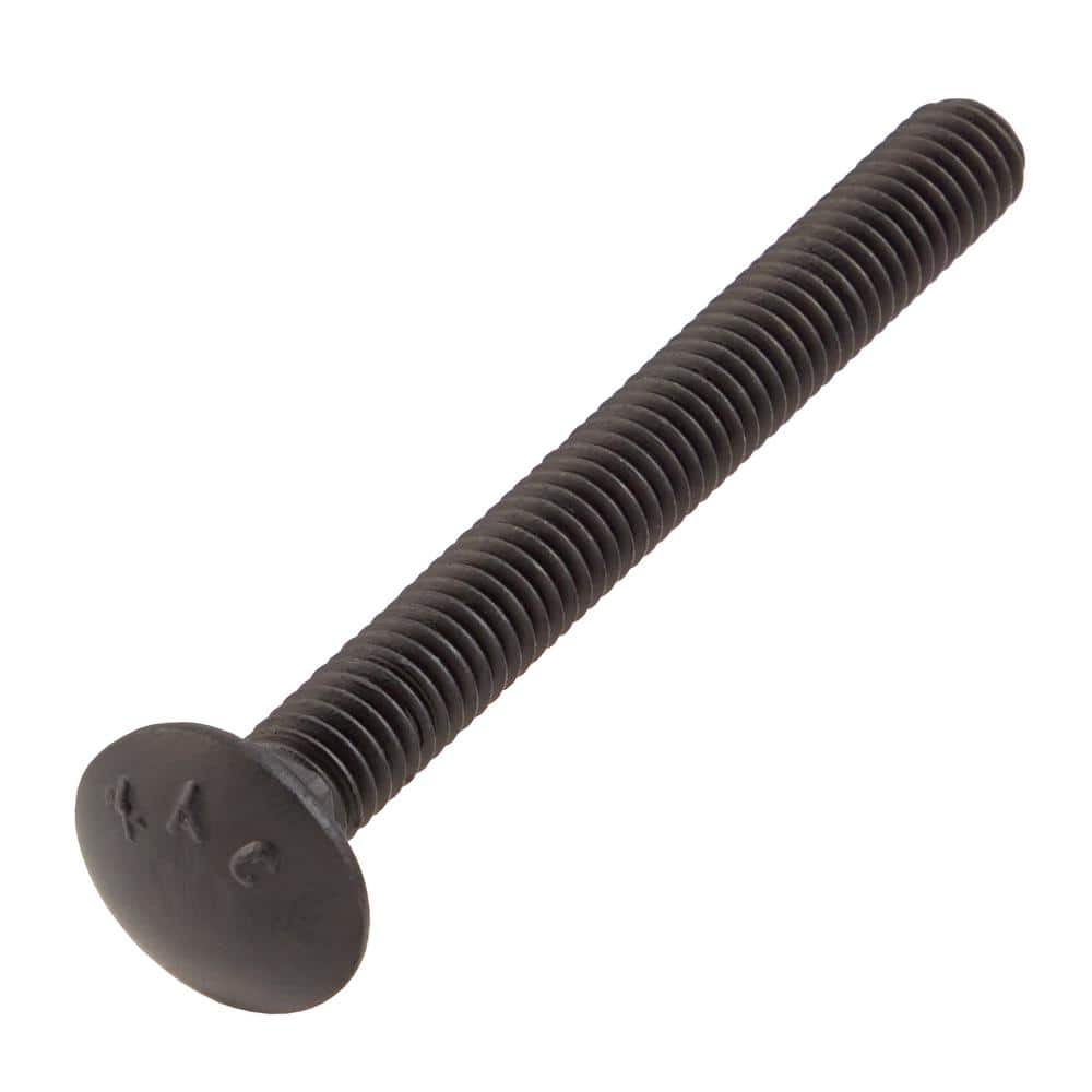 DECKMATE 5/16 in. -18 x 3 in. Black Deck Exterior Carriage Bolt