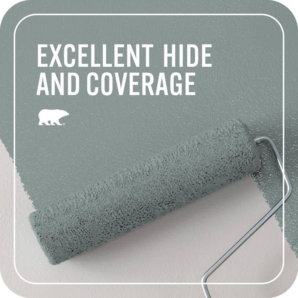 BEHR PREMIUM PLUS #ECC-61-3 Evening Fog Enamel Interior/ & Primer Color Sample (4)