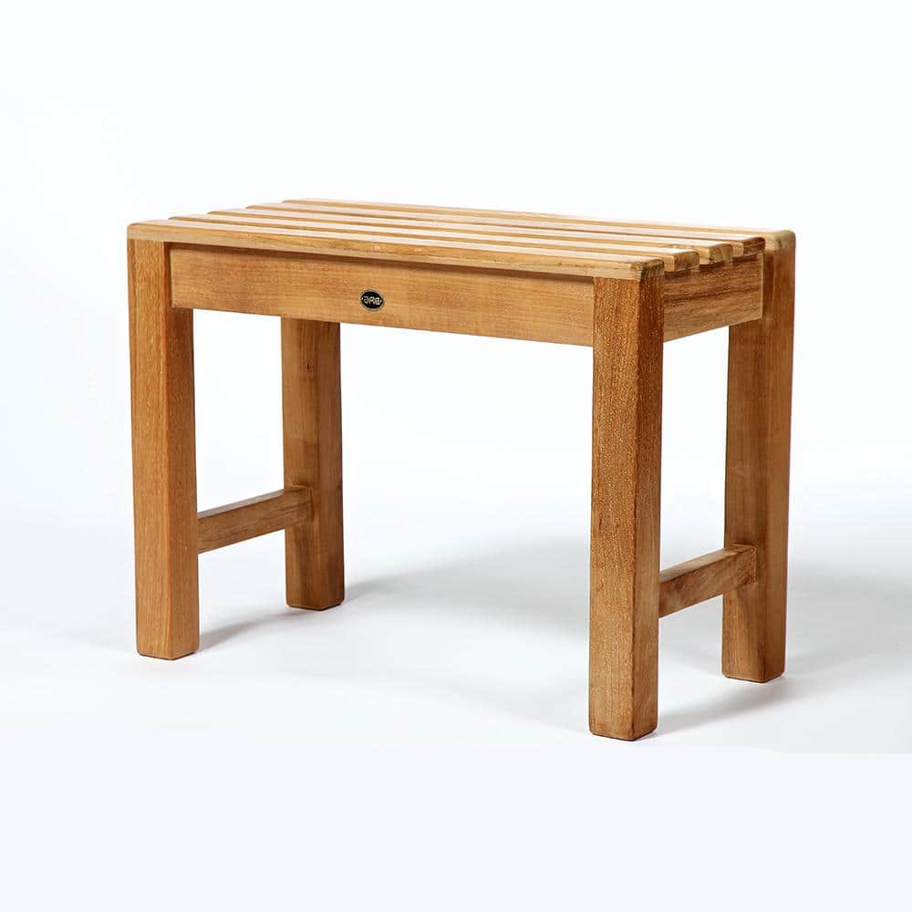 ARB Teak and Specialties Coach 23.5 in. W x 12.25 in. D x 17.75 in. H Flat Shower Seat in Natural Teak (1)