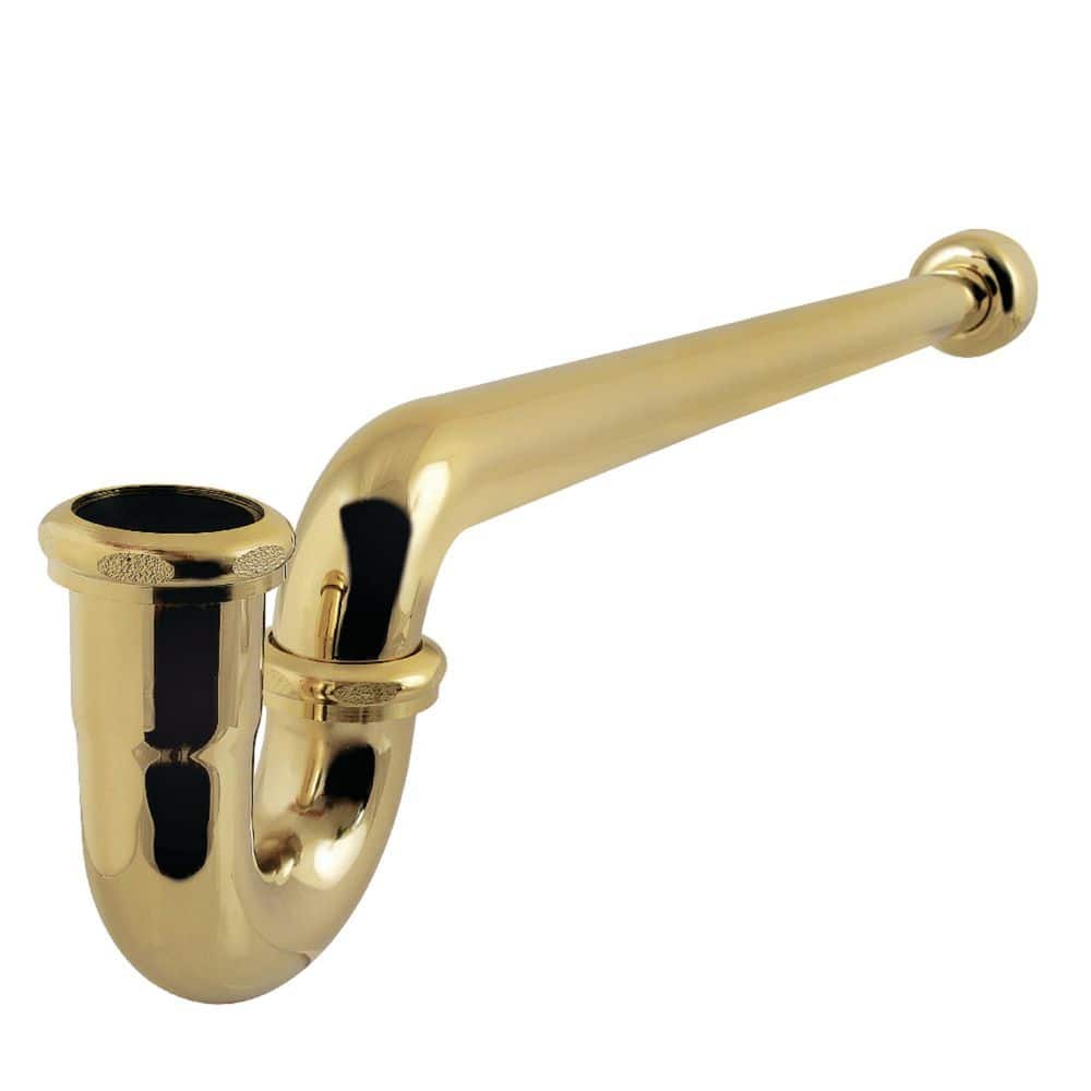 Kingston Brass Trimscape 1-1/2 Inch 18-Gauge Decor P-Trap in Polished Brass (1)