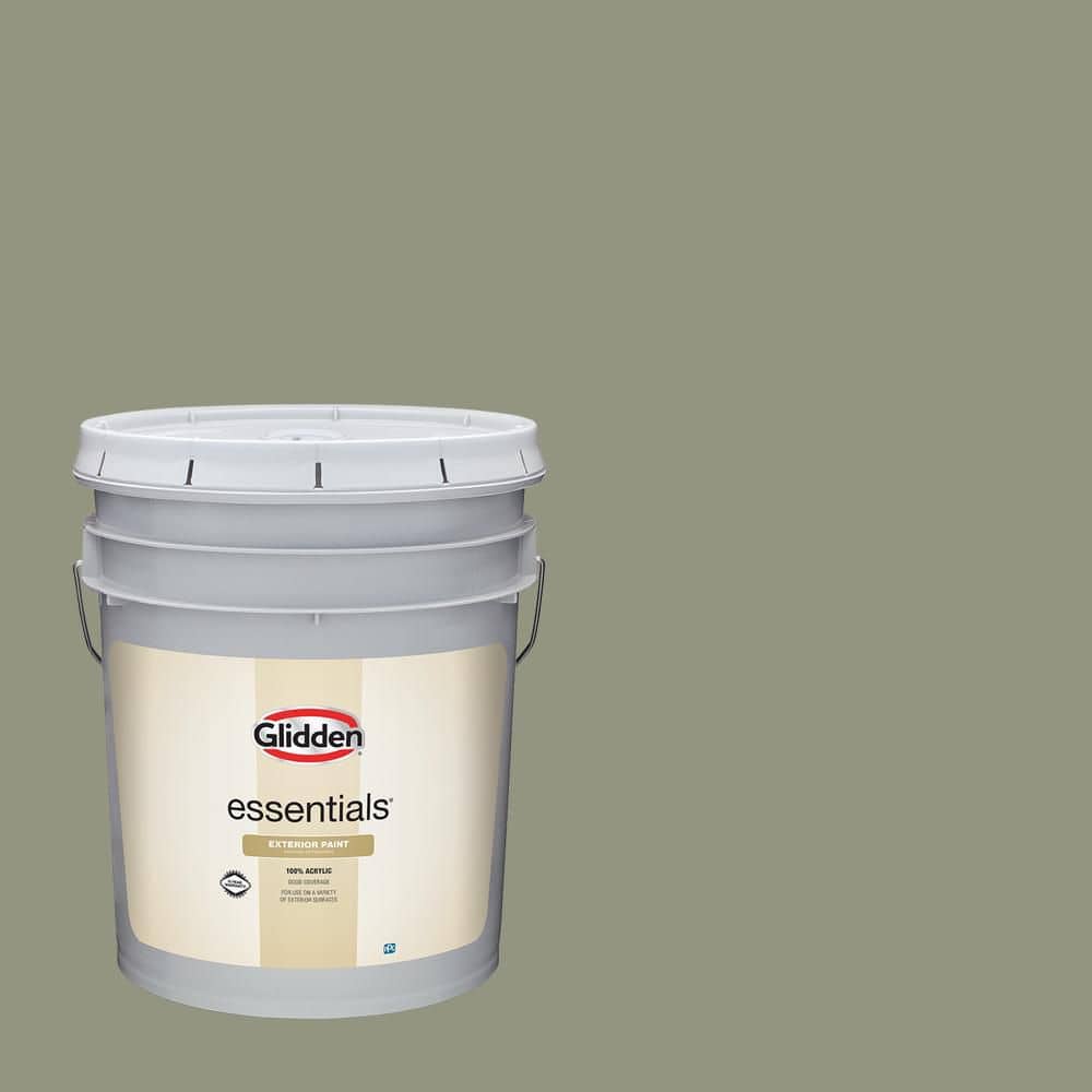 Glidden Essentials 5 gal. PPG1031-4 Restoration Flat Exterior Paint