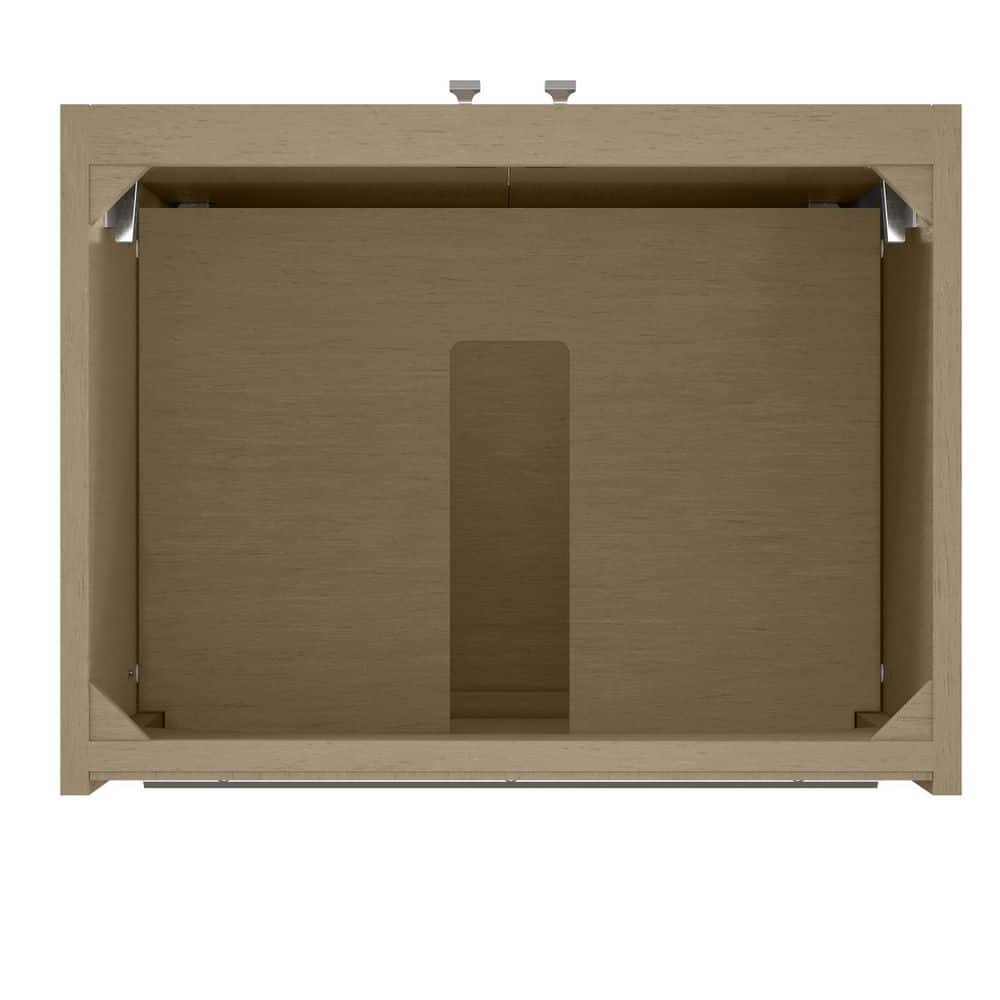 James Martin Vanities Chianti 23.63 in. W x 18.1 in. D x 27.5 in. H Single Bath Vanity Cabinet Without Top in Walnut Whisper (2)