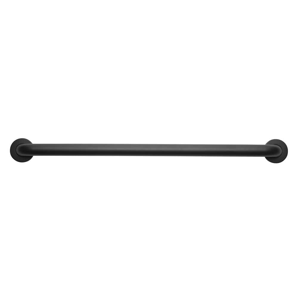 Glacier Bay 32 in. x 1-1/2 in. Grab Bar Concealed Screw Matte Black (3)