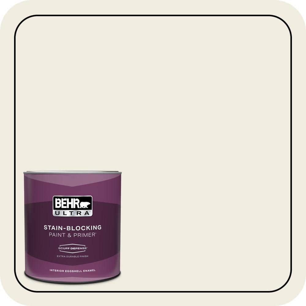 BEHR ULTRA 1 qt. #QE-25 Salt Crystal Extra Durable Eggshell Enamel Interior Paint & Primer (1)