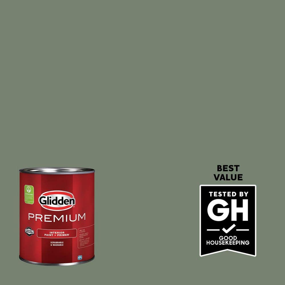 Glidden Premium 1 qt. PPG1129-6 Lottery Winnings Eggshell Interior Latex Paint