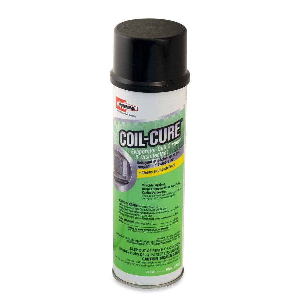 RectorSeal Coil-Cure 18 oz. Aerosol No-Rinse Evaporator Coil Cleaner and Disinfectant