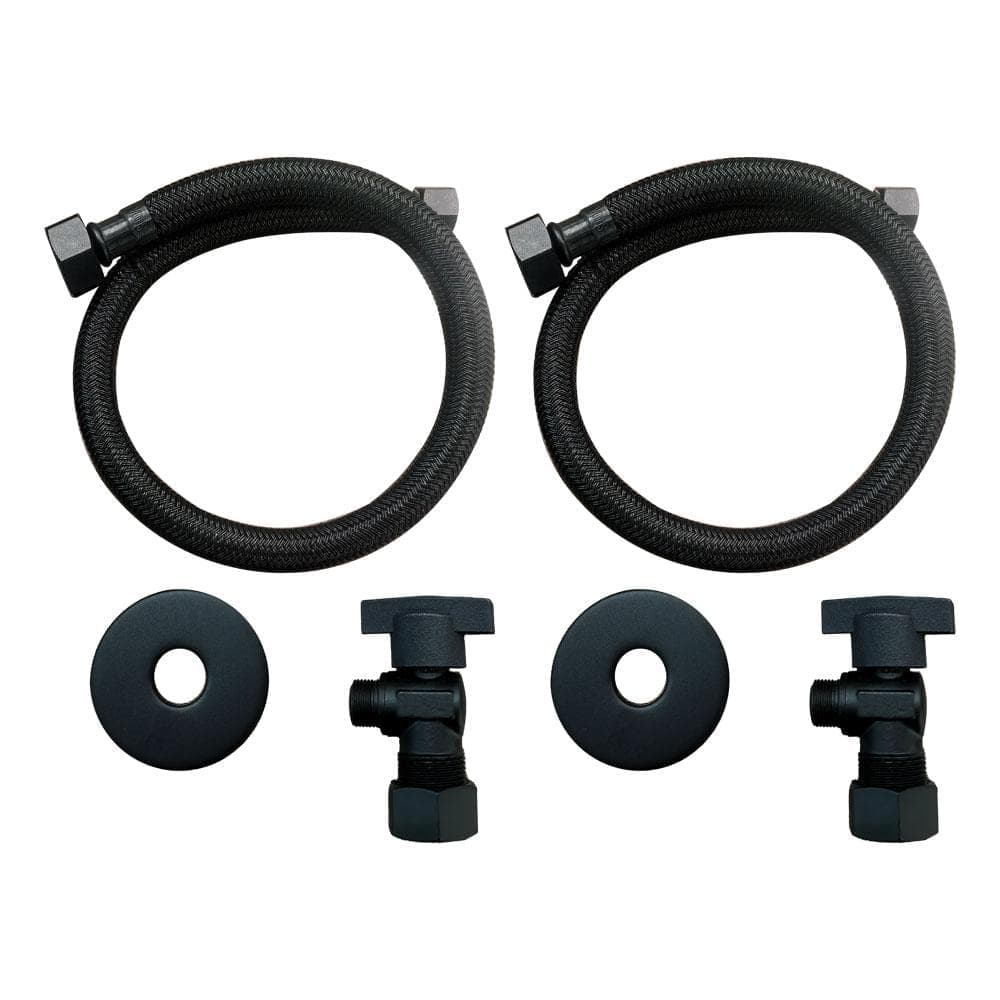 Everbilt 20 in. Matte Black Faucet Installation Kit (1)