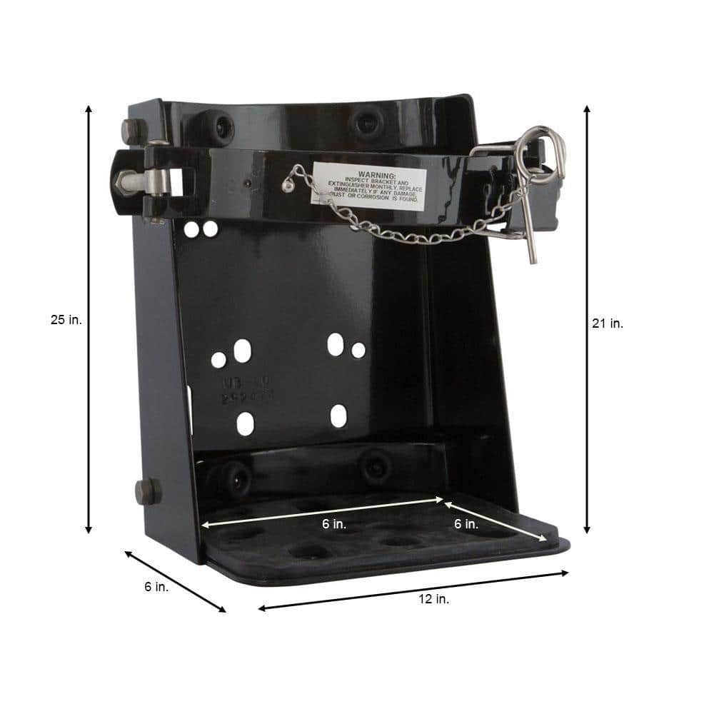 Kidde Vehicle Steel Fire Extinguisher Cabinet Mount for 20 lb. Fire Extinguisher, UB-20 (2)