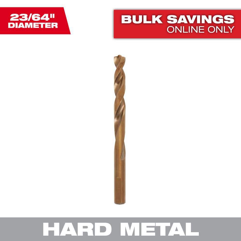 Milwaukee 23/64 in. Cobalt Red Helix Drill Bit