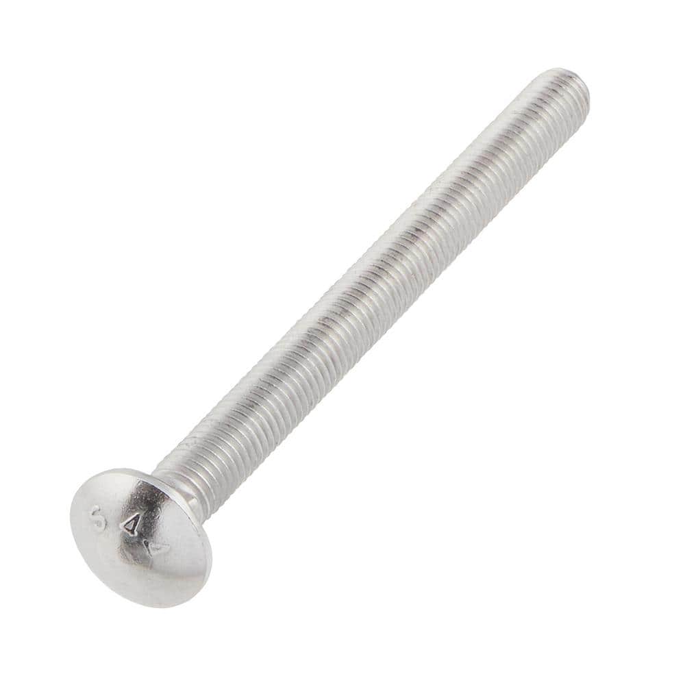 DECKMATE Marine Grade Stainless Steel 1/2-13 X 6 in. Carriage Bolt (3)