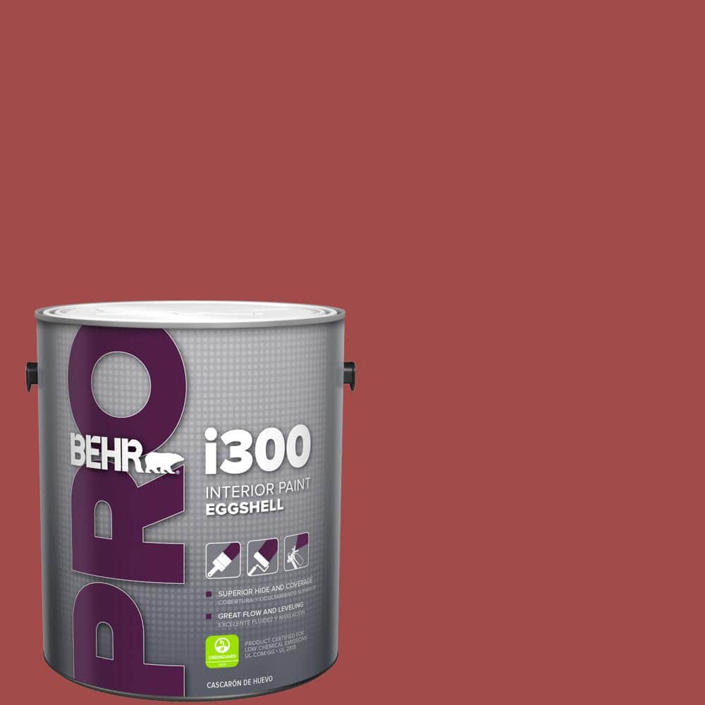 BEHR PRO 1 gal. #ICC-107 Crimson Eggshell Interior Paint