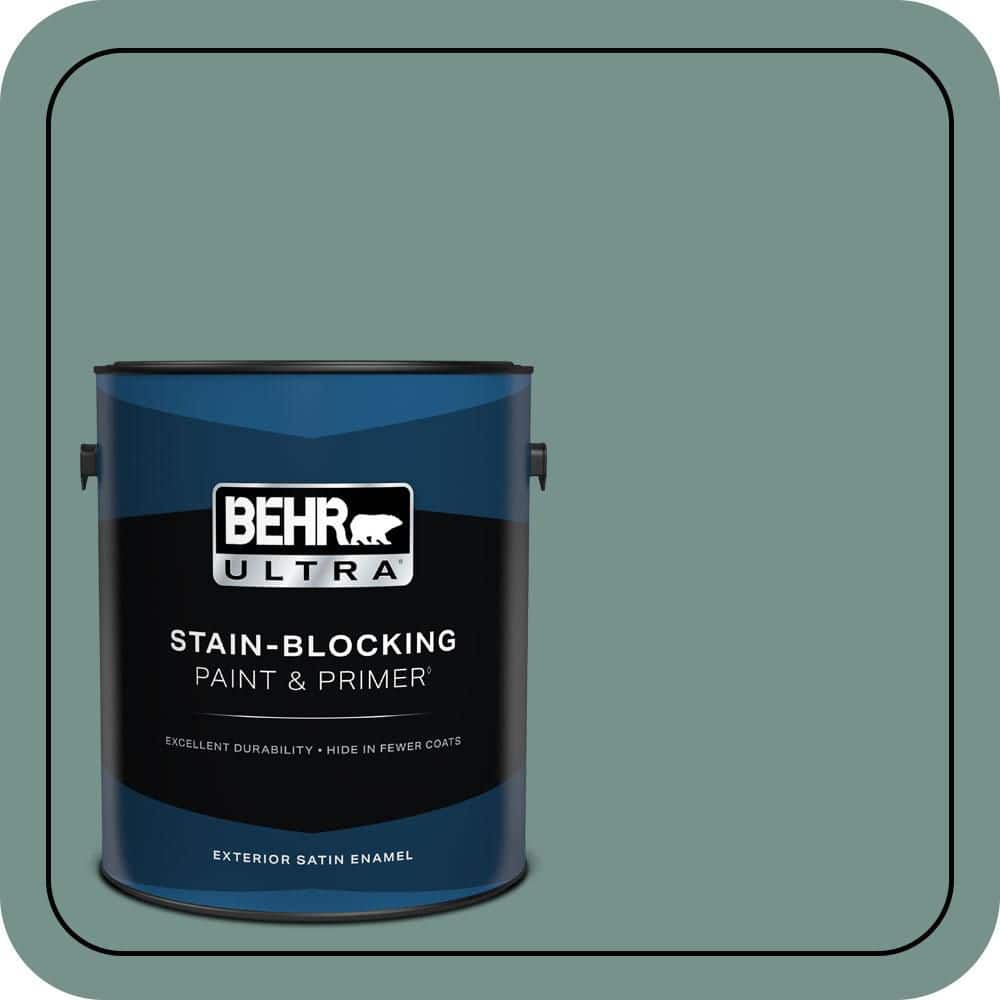BEHR ULTRA 1 gal. #S430-5 Longmeadow Satin Enamel Exterior Paint & Primer