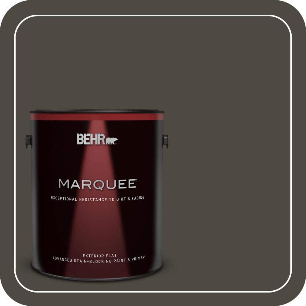 BEHR MARQUEE 1 gal. #S-H-780 Thorny Branch Flat Exterior Paint & Primer