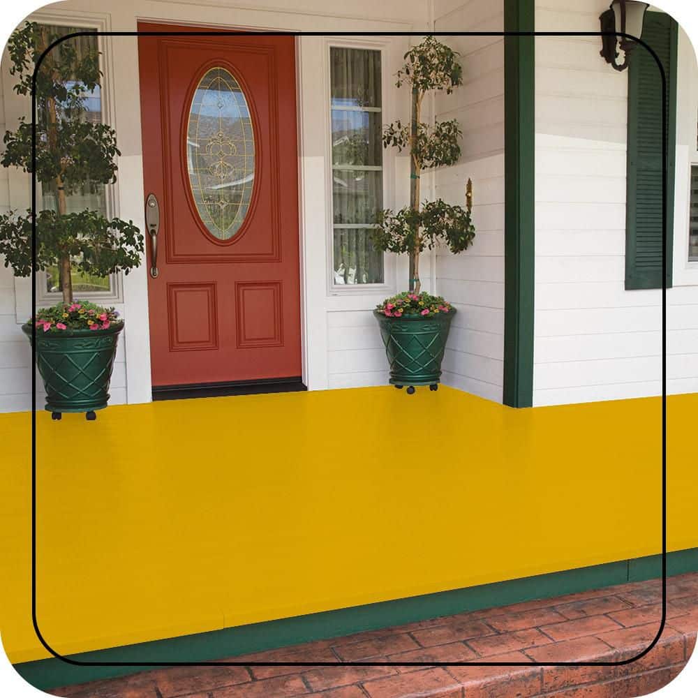 BEHR PREMIUM #360B-7 Low-Lustre Enamel Interior/Exterior Porch and Patio Floor Paint (2)