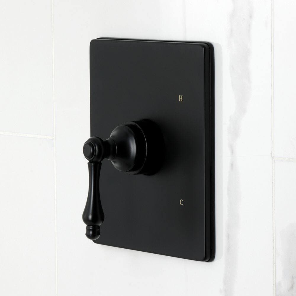 Kingston Brass Revival 1-Handle 1-Spray Tub and Shower Faucet 1.8 GPM in Matte Black (3)