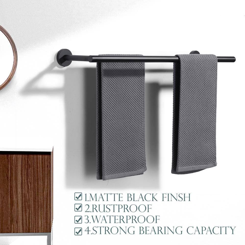 ALEASHA Wall Mounted Towel Bar Hardware Accessory (3)