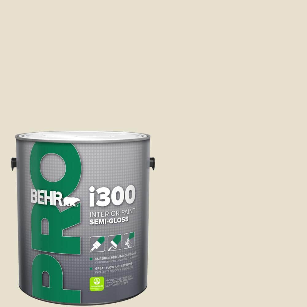 BEHR PRO 1 Gal. #S350-1A Cool Honeydew Semi-Gloss Interior Paint