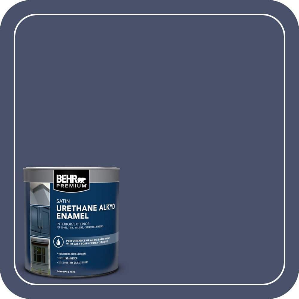 BEHR PREMIUM 1 qt. #PPU15-18 Vintage Velvet Satin Enamel Urethane Alkyd Interior/Exterior Paint