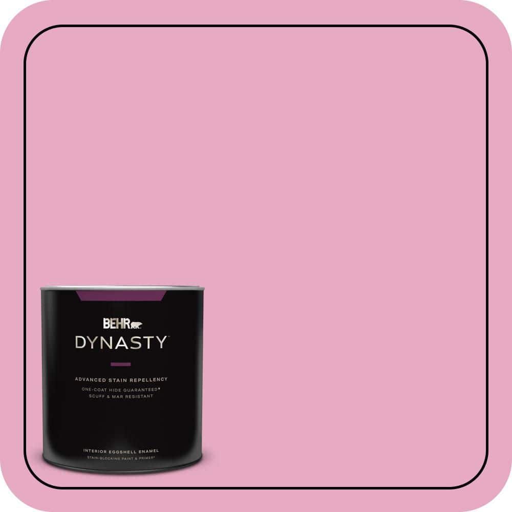 BEHR DYNASTY 1 qt. #P130-3 Little Princess Eggshell Enamel Interior Stain-Blocking Paint & Primer