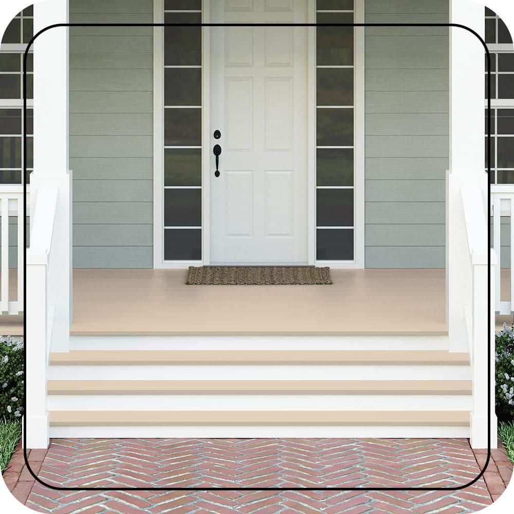 BEHR PREMIUM #ICC-21 Textured Low-Lustre Enamel Interior/Exterior Porch and Patio Anti-Slip Floor Paint (2)