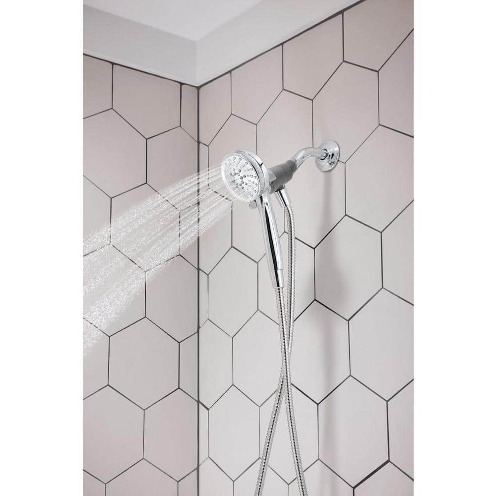 MOEN Attract 6-Spray 1.75 GPM Wall Mount Handheld Shower Head with Magnetix in Chrome (3)
