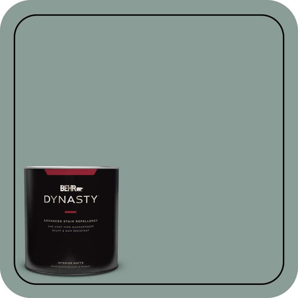 BEHR DYNASTY 1 qt. #490F-5 Cloud Burst Matte Interior Stain-Blocking Paint and Primer