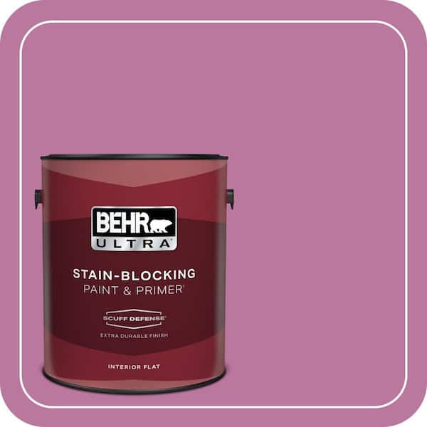 BEHR ULTRA 1 gal. #690B-5 Valentine Heart Extra Durable Flat Interior Paint & Primer (2)