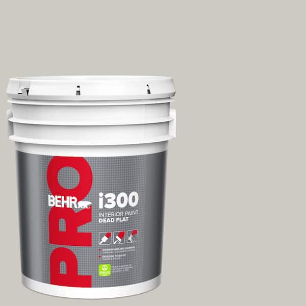 BEHR PRO 5 gal. #790C-3 Dolphin Fin Dead Flat Interior Paint (2)