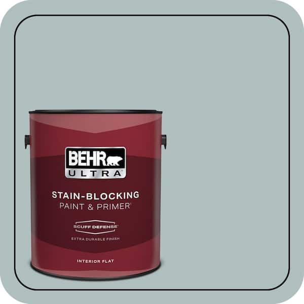 BEHR ULTRA 1 gal. #N440-3 Greenwich Village Extra Durable Flat Interior Paint & Primer (2)
