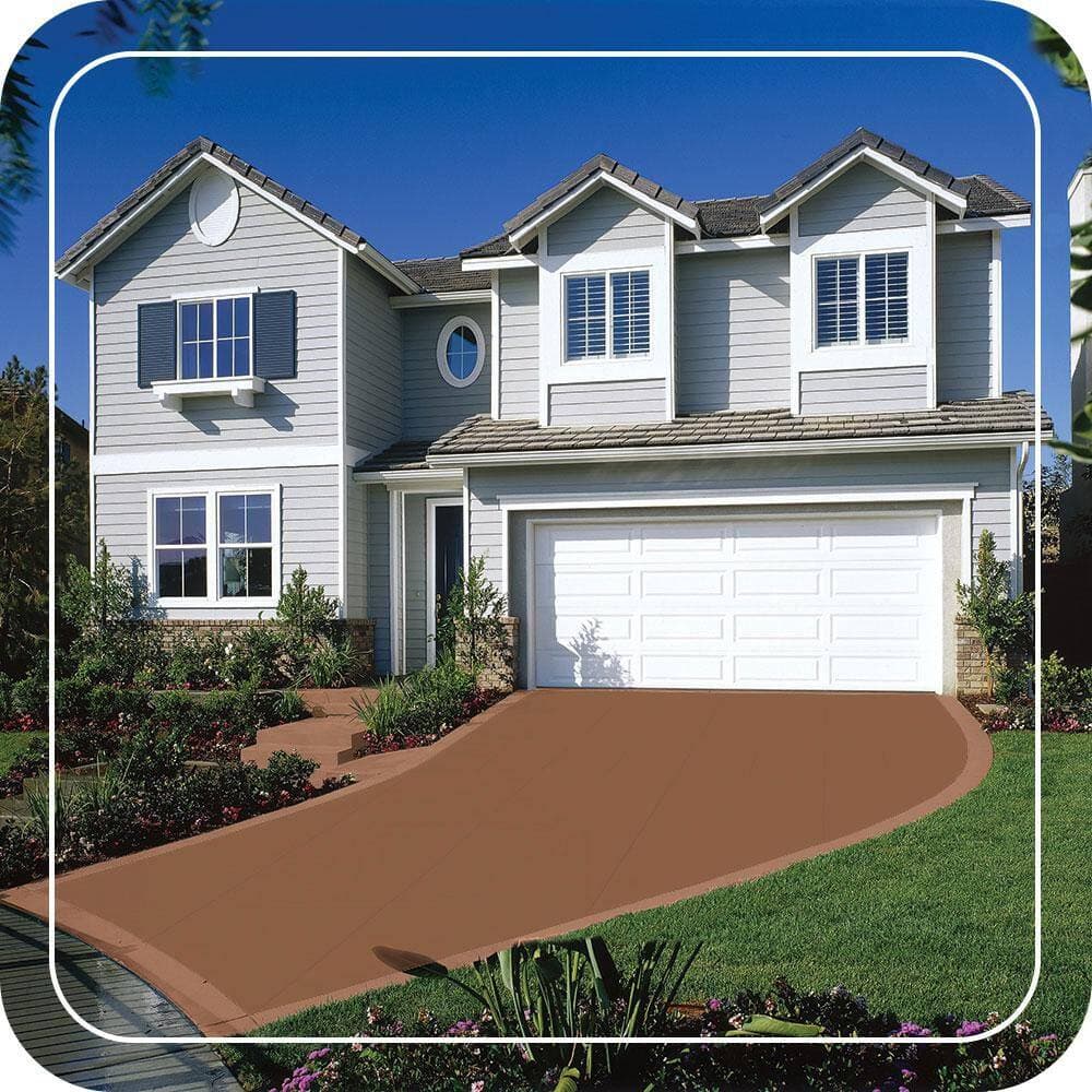 BEHR PREMIUM 1 gal. #S230-7 Toasted Bagel Self-Priming 1-Part Epoxy Satin Interior/Exterior Concrete and Garage Floor Paint (3)