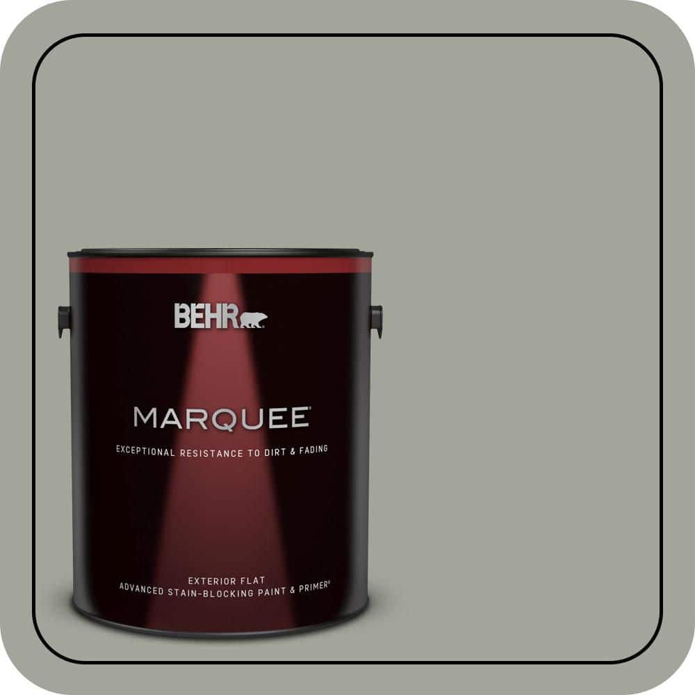 BEHR MARQUEE 1 gal. #N380-4 Strong Winds Flat Exterior Paint & Primer (1)