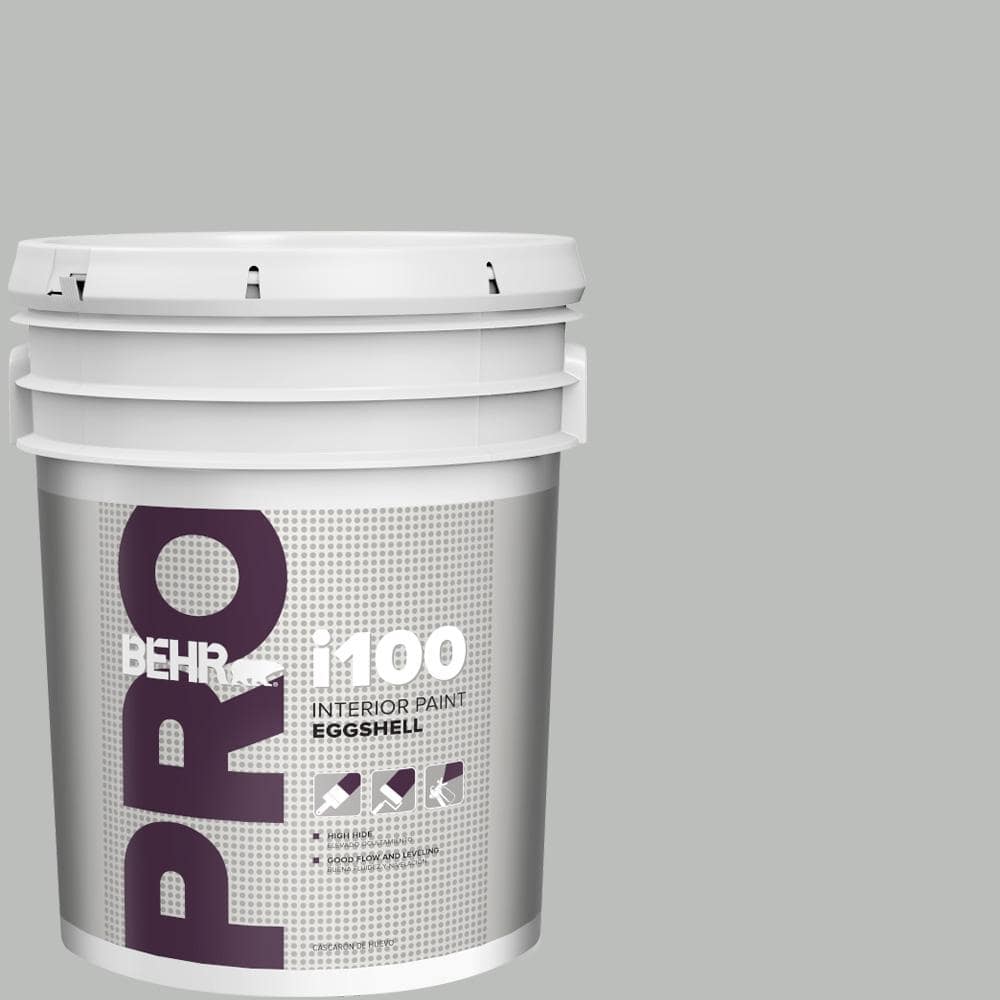 BEHR PRO 5 gal. #HDC-NT-23G Alaskan Gray Eggshell Interior Paint (1)