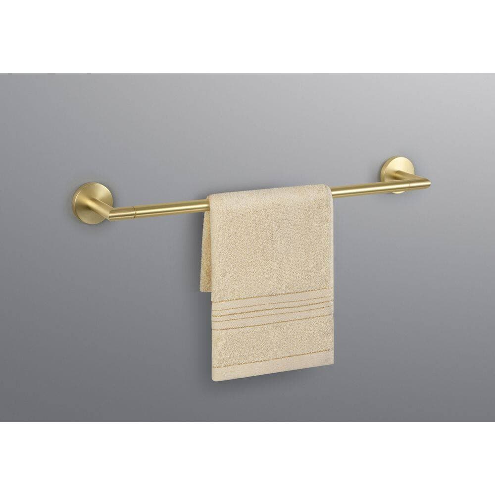Paradise Bathworks Arcadia Wall Mounted Towel Bar-Satin Brass (4)