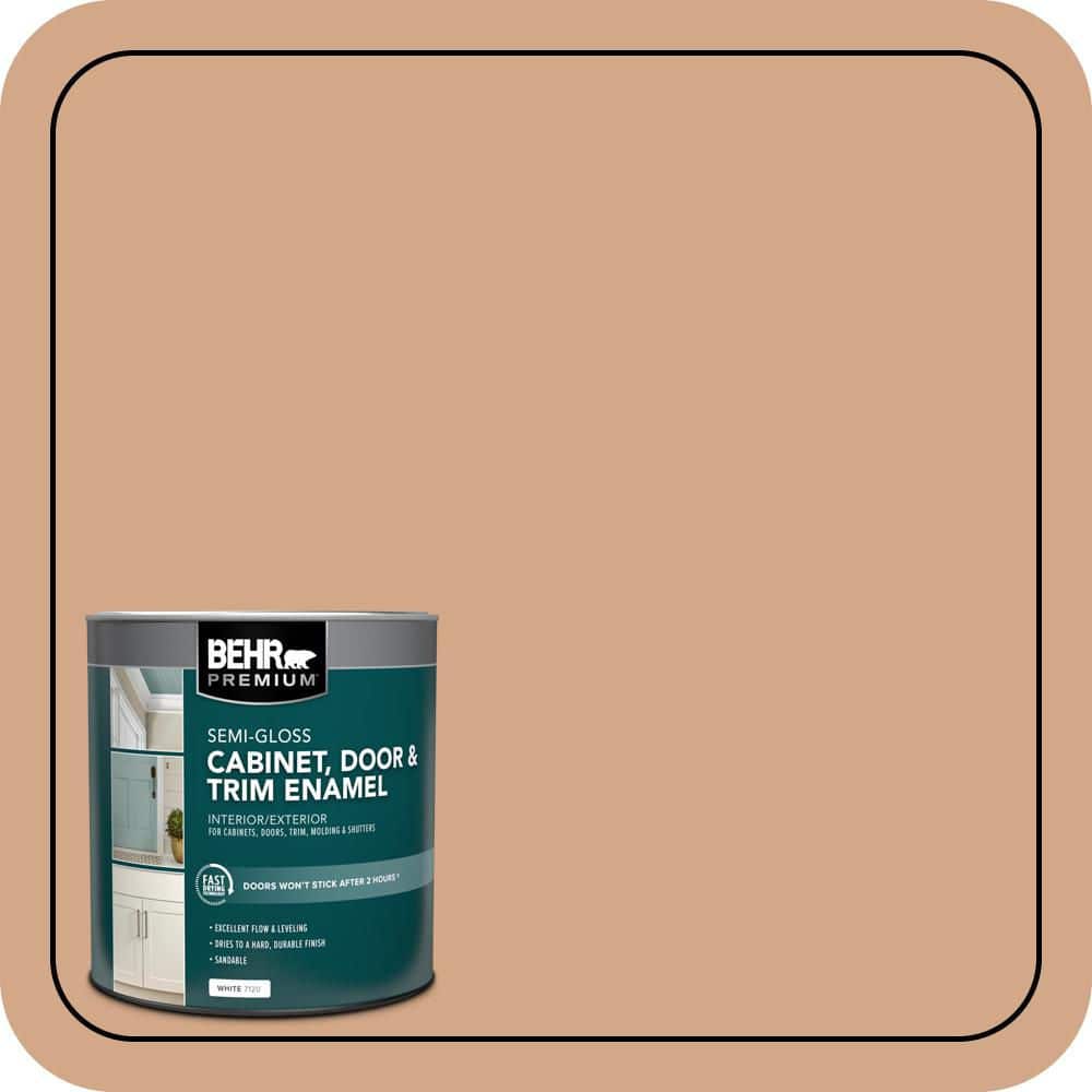 BEHR PREMIUM 1 qt. #PPU3-11 Autumn Air Semi-Gloss Enamel Interior/Exterior Cabinet, Door & Trim Paint