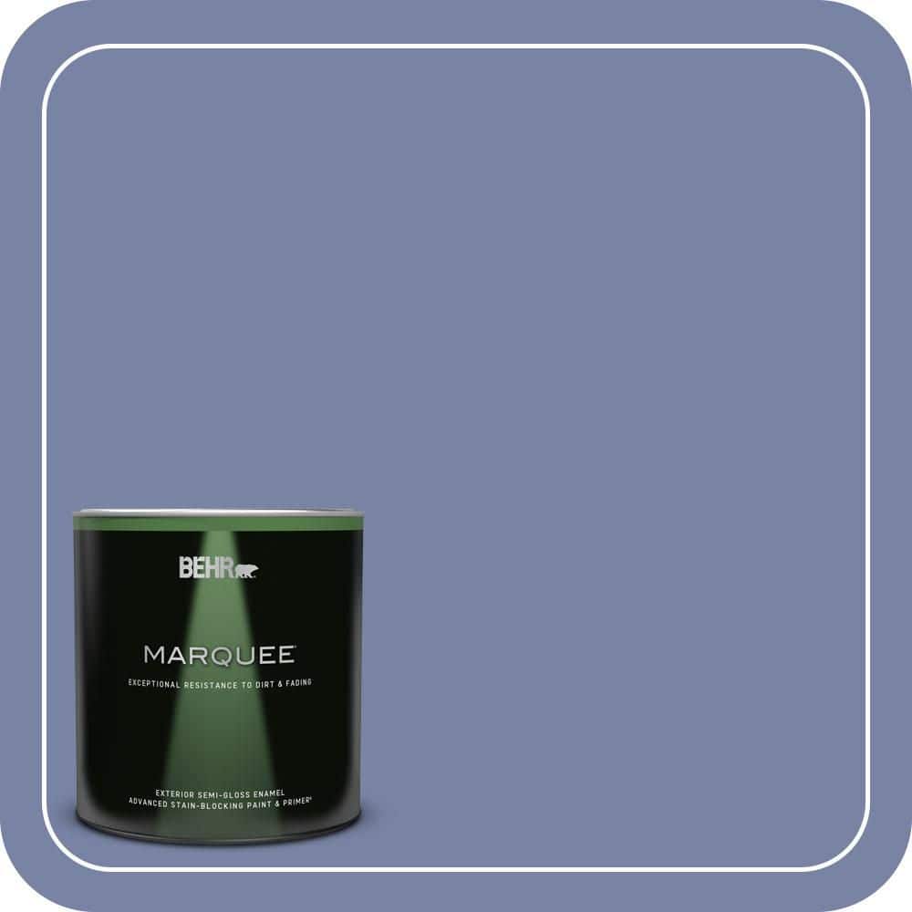 BEHR MARQUEE 1 qt. #620D-5 Romanesque Semi-Gloss Enamel Exterior Paint & Primer
