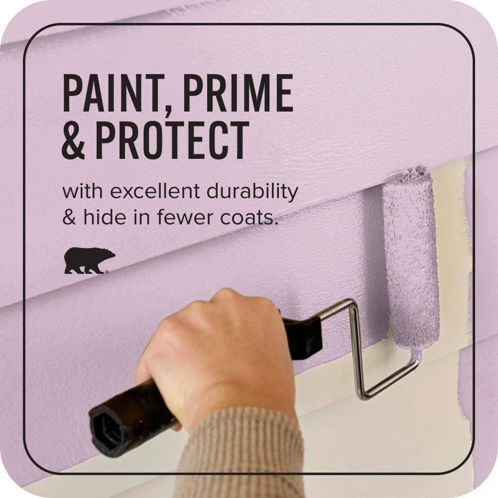 BEHR ULTRA 1 qt. #680D-4 Velvet Slipper Satin Enamel Exterior Paint & Primer (3)