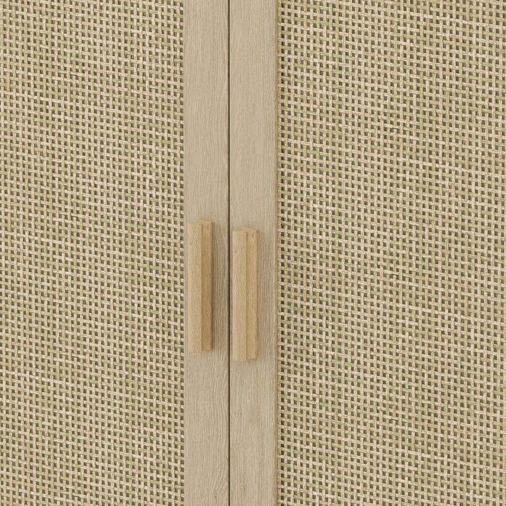 COWLOWN 70.08 in. W x 15.75 in. D x 35.04 in. H Bathroom Brown Linen Cabinet (3)