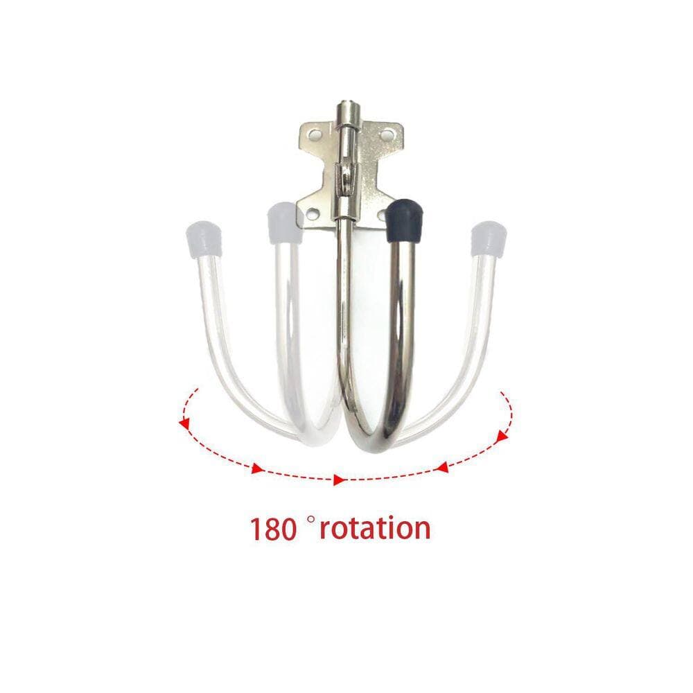 NVNOO Metal Leather Drill Holder Belt Tool, Hook Holster Drill Holder Drill Holster for Tool Belt (4-Pack) (2)