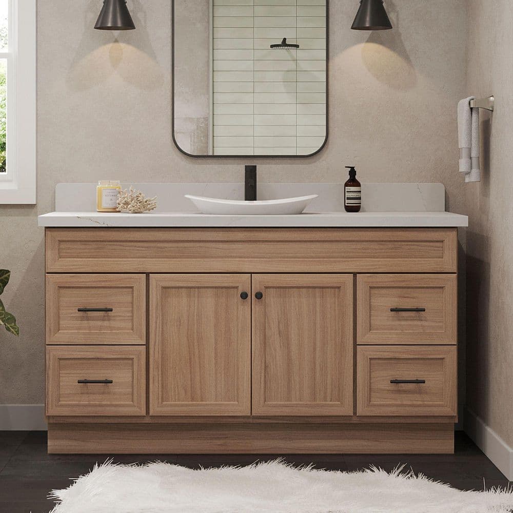 Glacier Bay Canfield Bathroom Vanity Cabinet without Top (Assembled) (1)