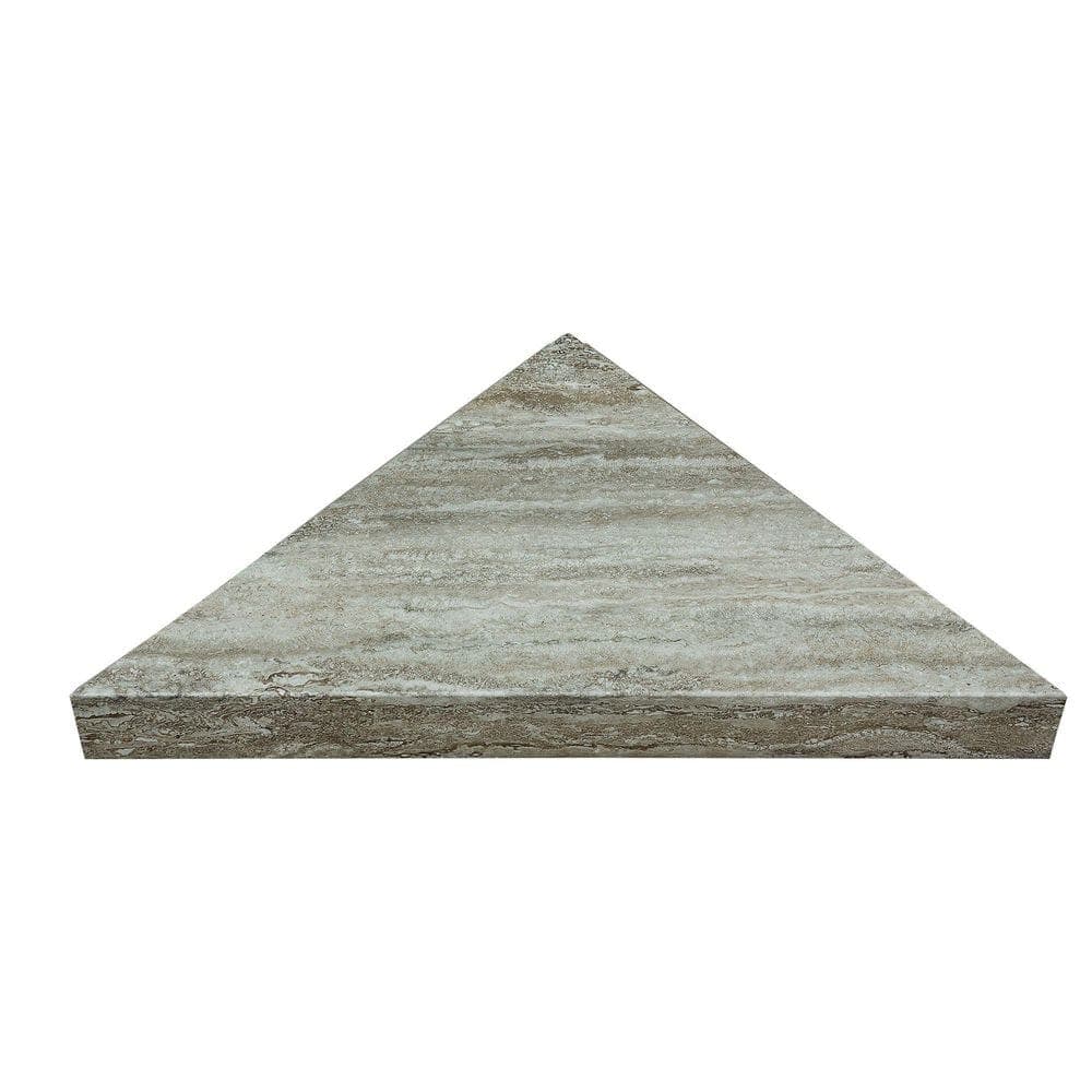PALISADE 24.88 in. x 12.31 in. Vinyl Waterproof Walk in Corner Shower Seat in Grecian Earth (2)