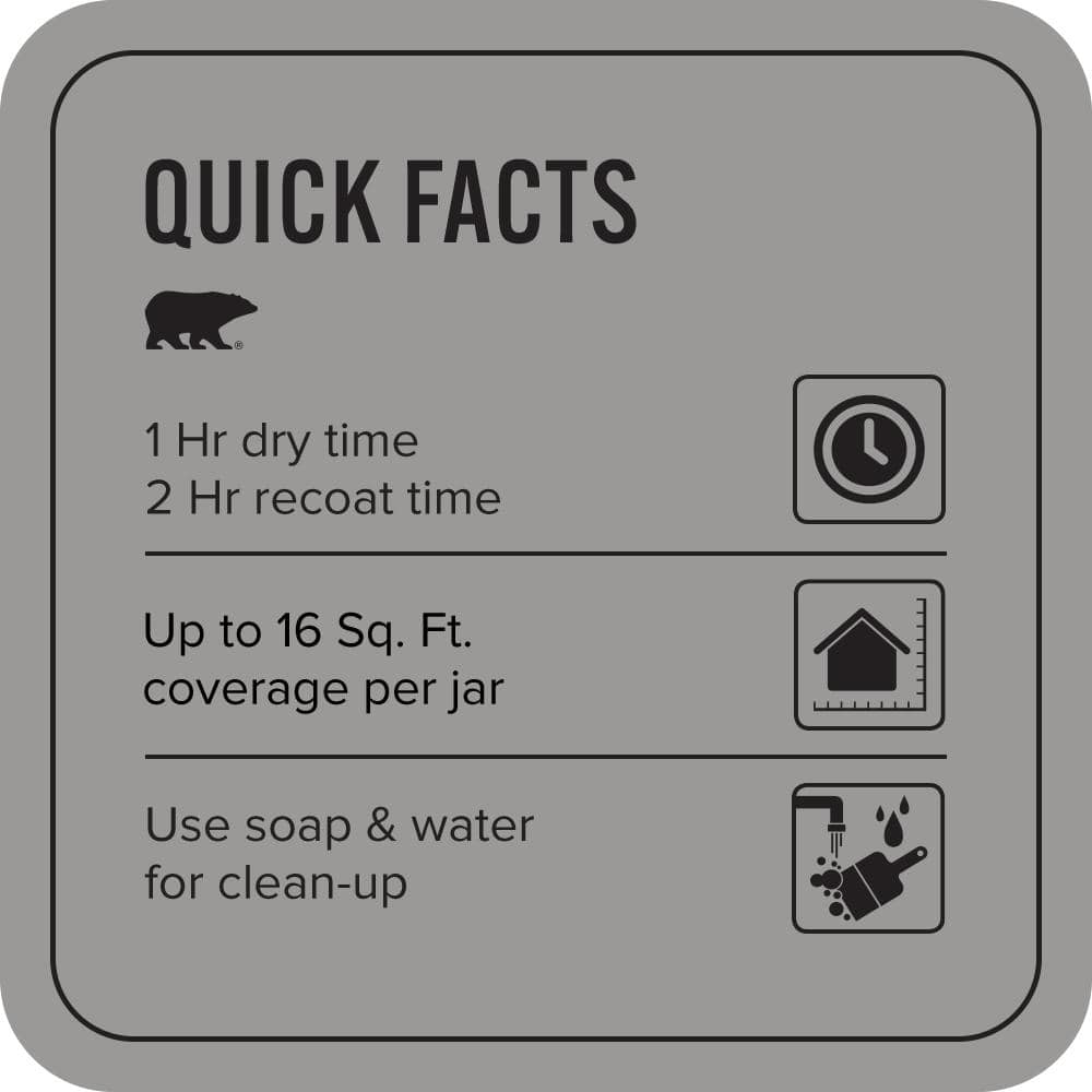 BEHR PREMIUM PLUS Home Decorators Collection #HDC-NT-10A Dolphin Gray Interior/Exterior Paint & Primer Color Sample (3)