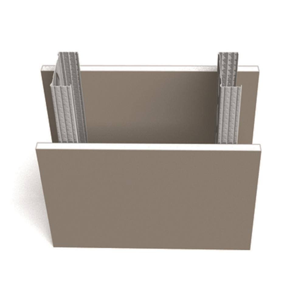 Clark-Dietrich ProTRAK 20 3-5/8 in. x 10 ft. 20-Gauge EQ Galvanized Steel Track (2)
