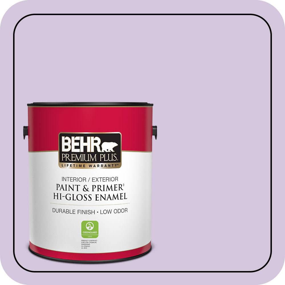 BEHR PREMIUM PLUS 1 gal. #M570-3 On Location Hi-Gloss Enamel Interior/Exterior Paint & Primer