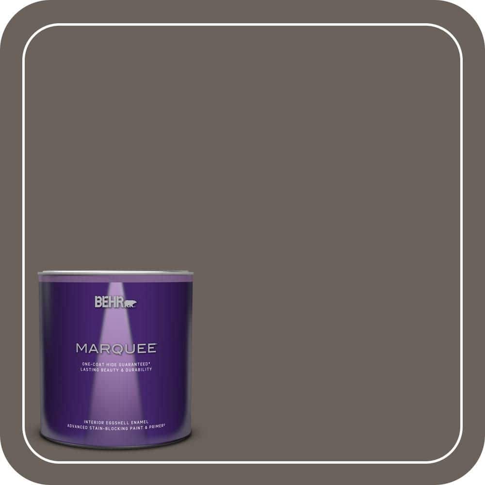 BEHR MARQUEE 1 qt. #T11-8 Back Stage Eggshell Enamel Interior Paint & Primer