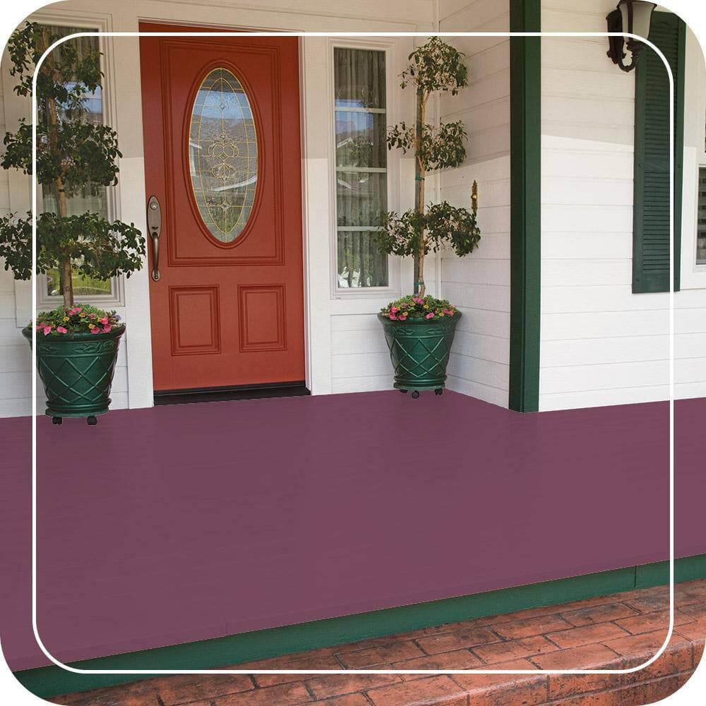 BEHR PREMIUM #PPU1-17 Low-Lustre Enamel Interior/Exterior Porch and Patio Floor Paint (2)